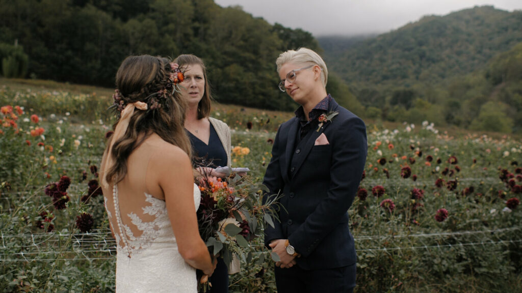 Samantha and Courtney decided to elope because it means having an intimate day together to be in a natural space together while being surrounded by family and friends