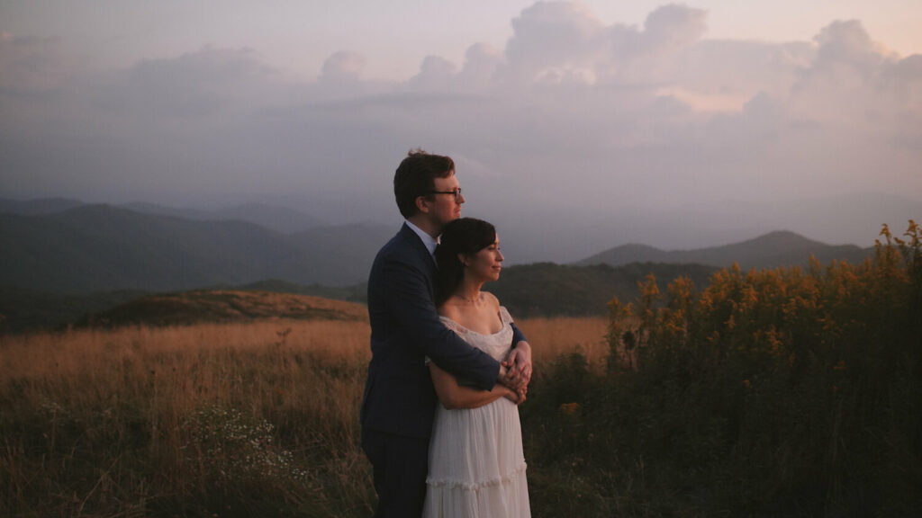 Dee and Matt hold each other close and watch the sunset. When asked “why elope?” they would say because of the freedom it allowed them and the simplicity it provided.